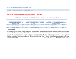 Flyer with the Program Sequence