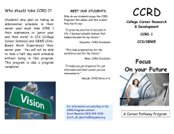 CCRD Brochure