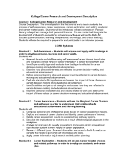 Check out the CCRD syllabus