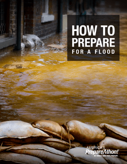How to Prepare for a Flood