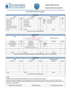 DI3-RN to BSN Completion Program