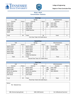Mathematics- Statistics