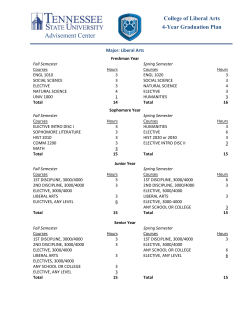 Interdisciplinary Studies: Liberal Arts