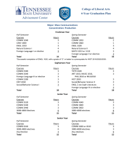 Communications: Mass Communication - Production