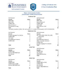 Communications: Health Communication