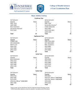Human Performance and Sport Sciences: Athletic Training