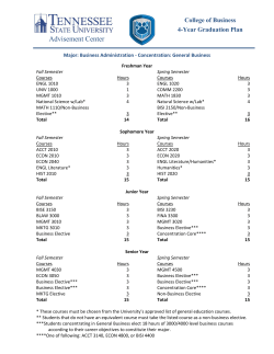 Business Administration - General Business