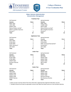 Business Administration - Management