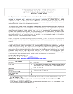 Political Science: Teacher Certification in Government Licensure for Grades 7 - 12