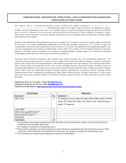 Communications: Health Communication