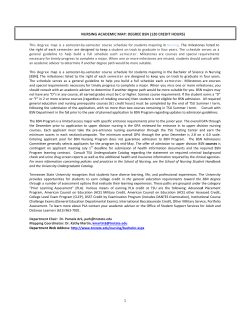 Nursing: Bachelor of Science