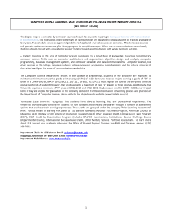 Computer Science: Bioinformatics