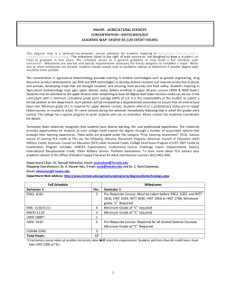 Agricultural Sciences: Biotechnology
