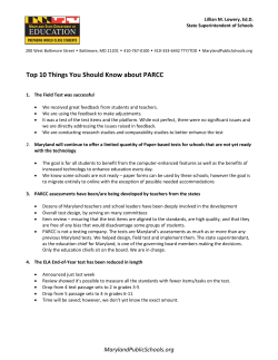 PARCC 10 Things You Should Know