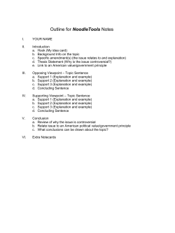 Constitution Outline