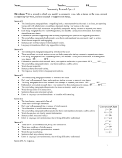 Persuasive Essay Student Packe V2 2015