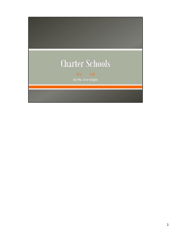 Example PowerPoint-Charter Schools
