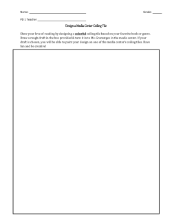 Design a Ceiling Tile