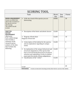 Bay Animal Scoring Tool (Evans)