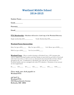 2014/15 PTA Membership Form