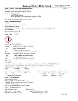 Material Safety Datasheet 16311 (PDF)