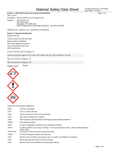 Material Safety Datasheet 02215 (PDF)