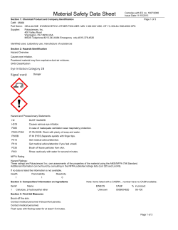 Material Safety Datasheet 05568 (PDF)