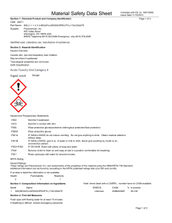 Material Safety Datasheet 24971 (PDF)