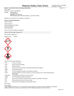 Material Safety Datasheet 00488 (PDF)