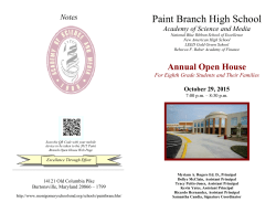 Open House Program&nbsp;