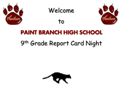 9th Grade Report Card Night Edline and Saturday School