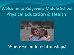 Back to School Presentation