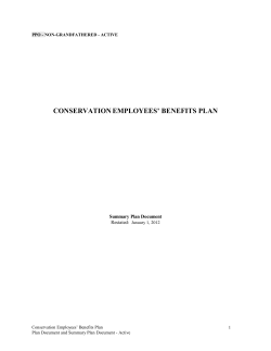 Health Benefits Plan