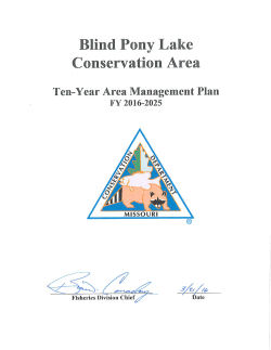 2016 Blind Pony Lake Conservation Area