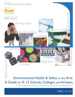 Environmental Health Safety in the Arts