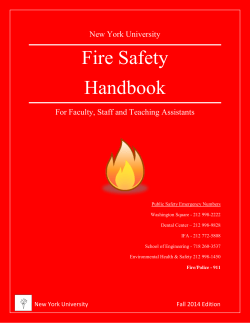 NYU Fire Safety Handbook