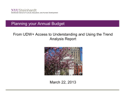 Planning Your Annual Budget: From Forecast to Budget