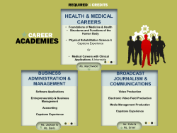 Download Academy course requirement information for each path.