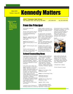 March 2014 Newsletter (English)