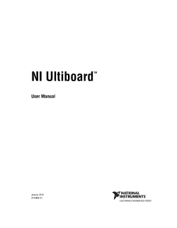 Ultiboard software manual