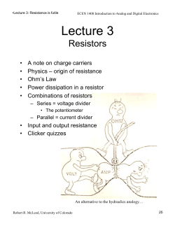 3: Resistors