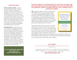 Overcoming Over Active Bladder