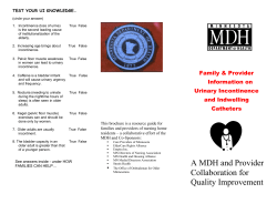 Family and Provider Information