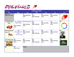 February Calendar