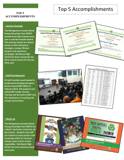 Top 5 Accomplishment