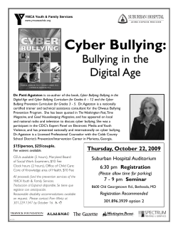 Cyber Bullying Workshop