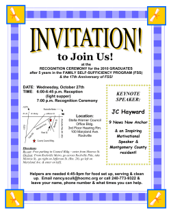 Graduation 2010 Volunteer Flier