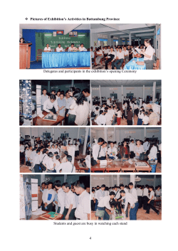 Exhibition&rsquo;s Activities in Battambang Province
