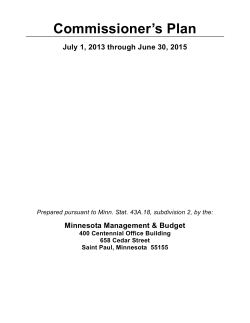 Commissioner's Plan (PDF)