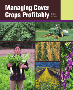 USDA SARE: Managing Cover Crops Profitably